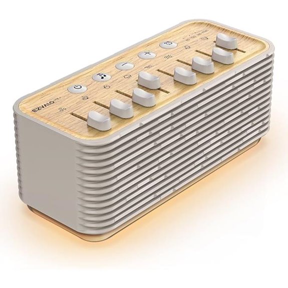 EZVALO White Noise Sleep Machine with Light & Timer