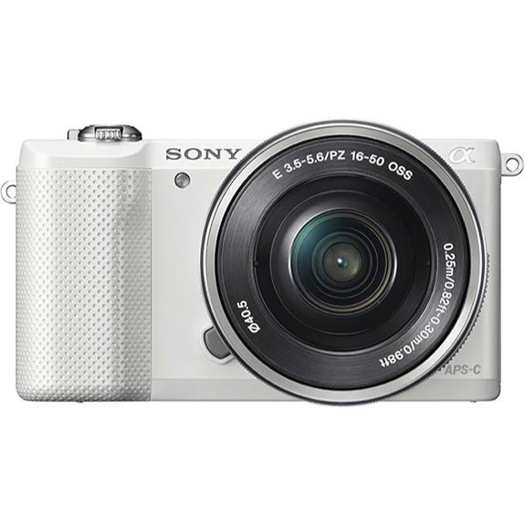 Sony Alpha a5000 Mirrorless Digital Camera with 16-50mm OSS Lens (White)