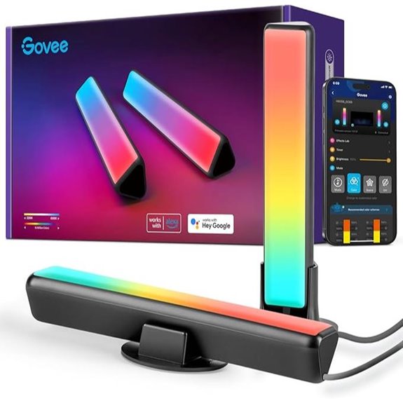 Govee WiFi RGBICWW LED Light Bars with Music Modes