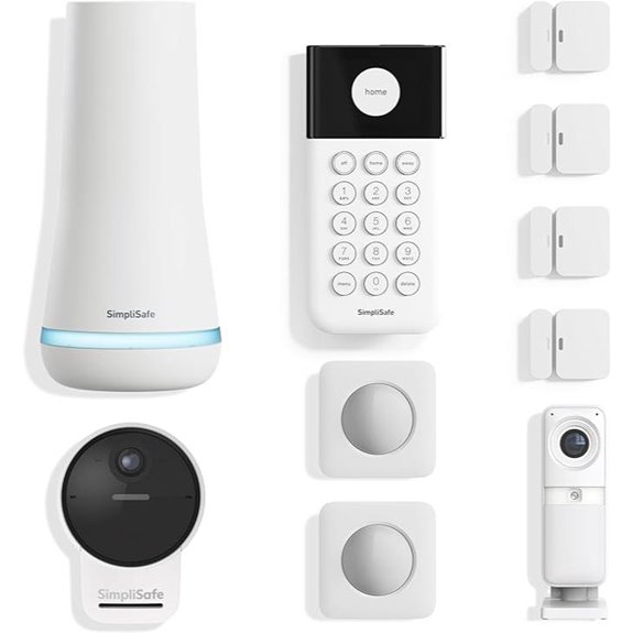 SimpliSafe 10-Piece Wireless Security System with Cameras