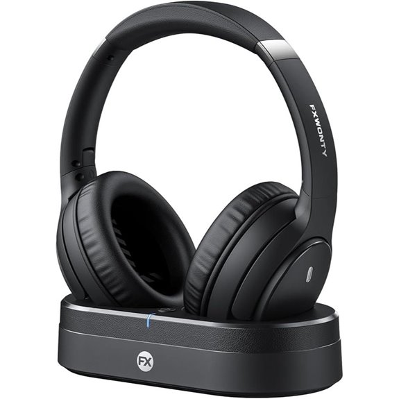 Wireless TV Headphones with Charging Base and No Delay