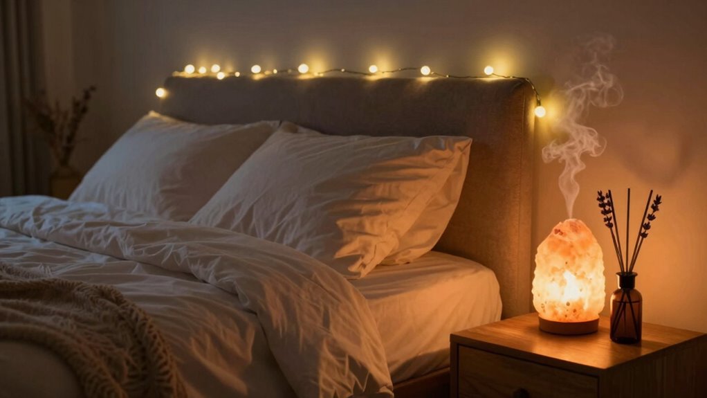 aromatherapy and lighting relaxation