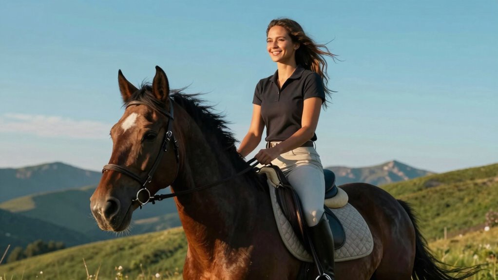 building confidence through riding