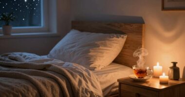 calm evening relaxation routine