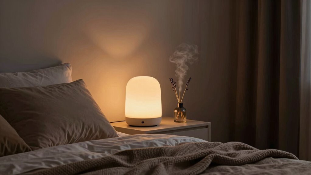 calming lighting before bedtime