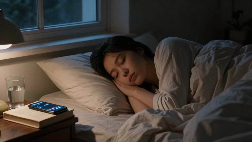consistent bedtime calm environment