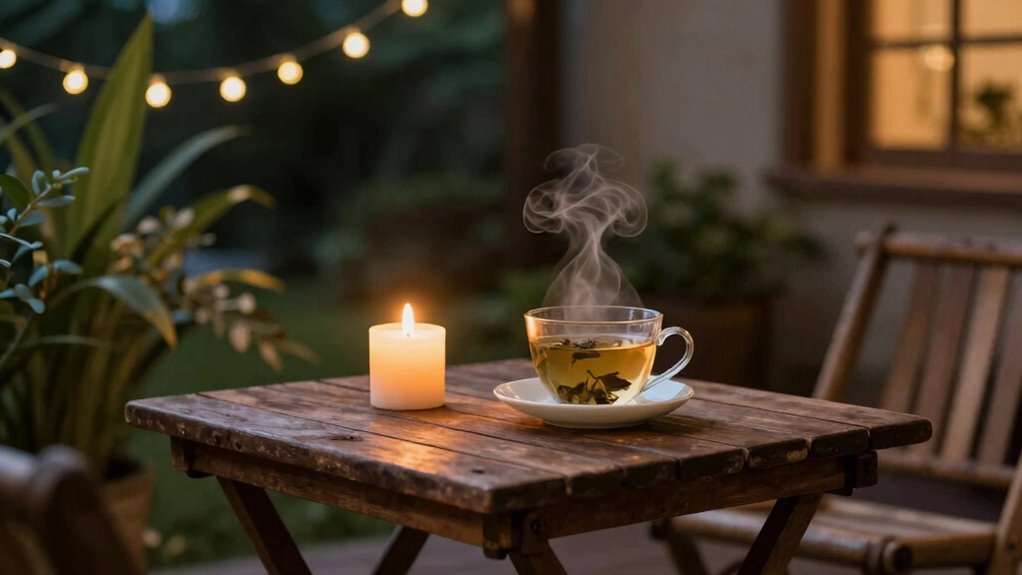 consistent calming evening routine