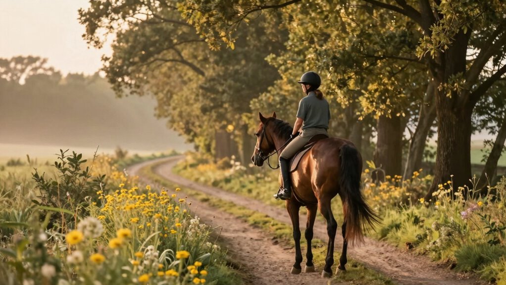 consistent riding builds trust