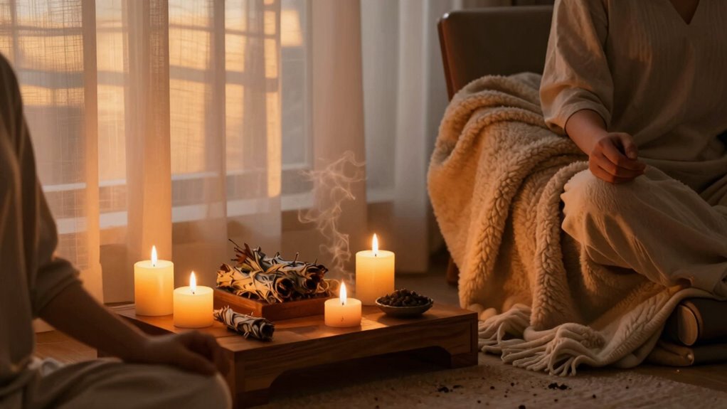 create calming relaxed environment
