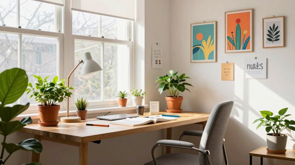 create inspiring balanced workspace environment