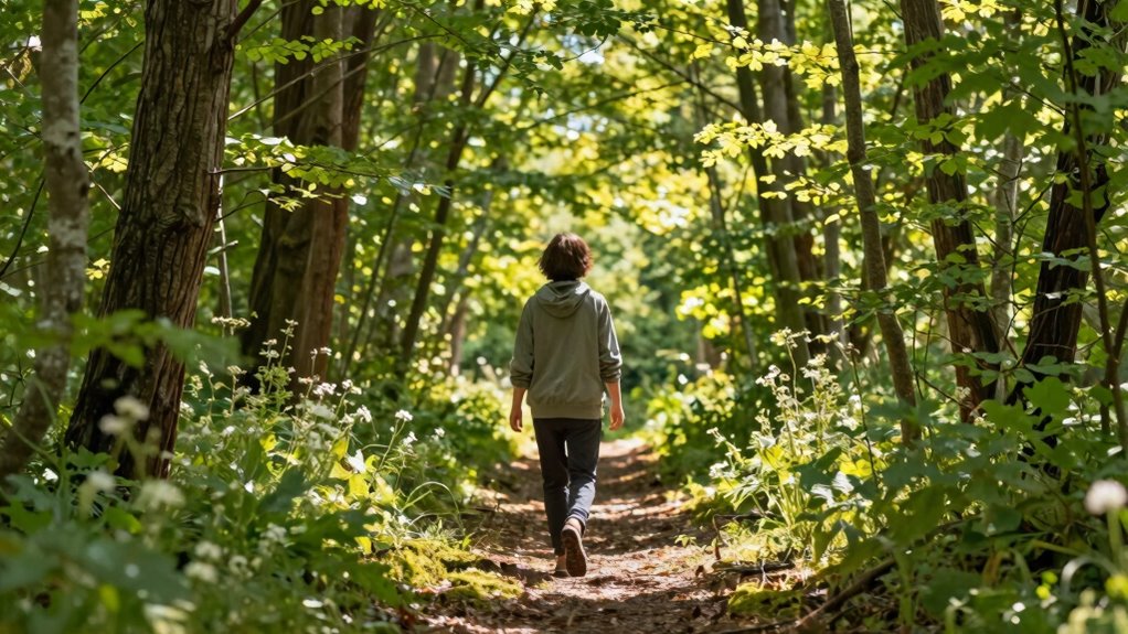 exercise releases calming chemicals