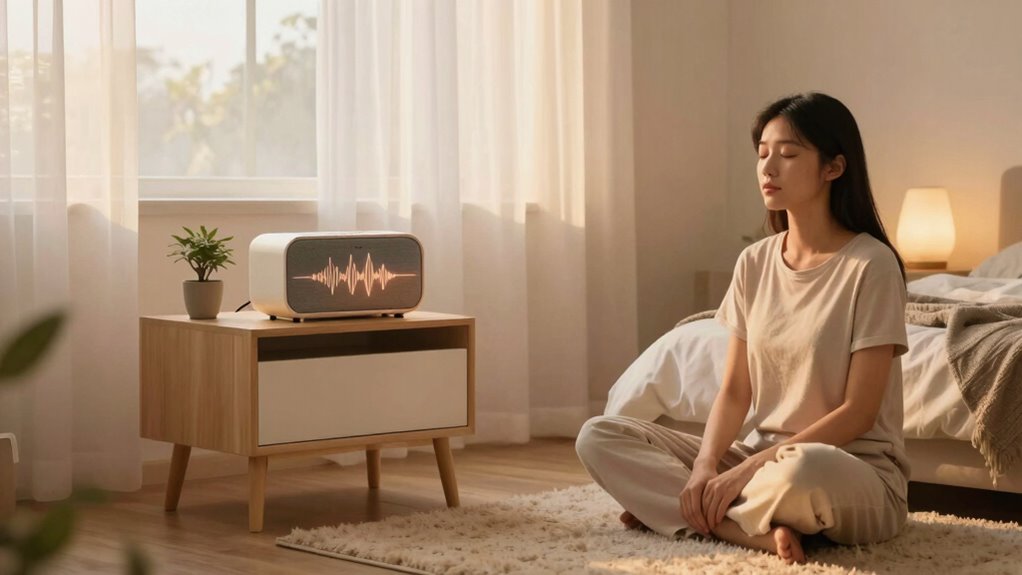 incorporate calming sound routines