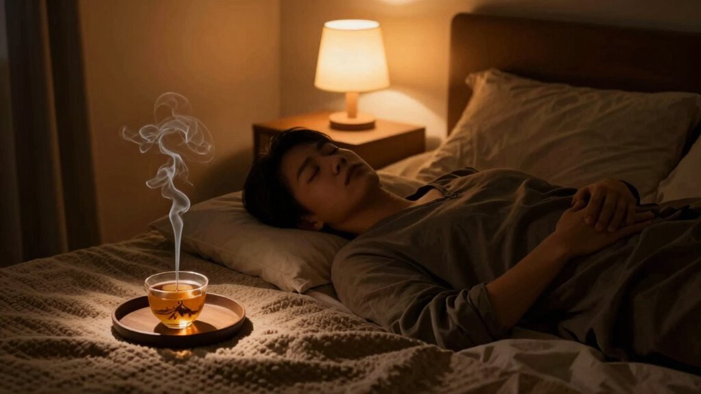 mindful breathing calms nerves