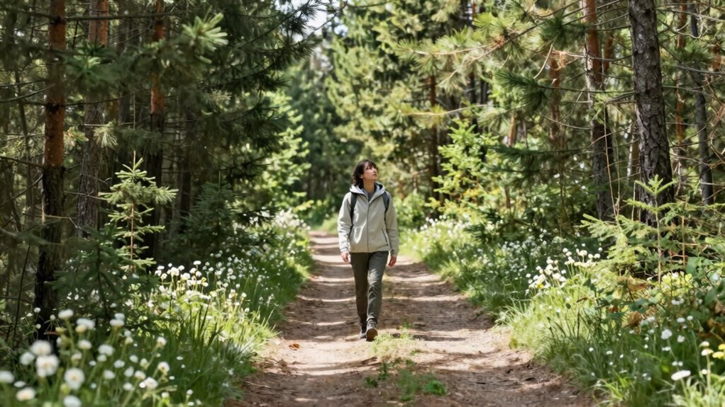 mindful walking enhances clarity