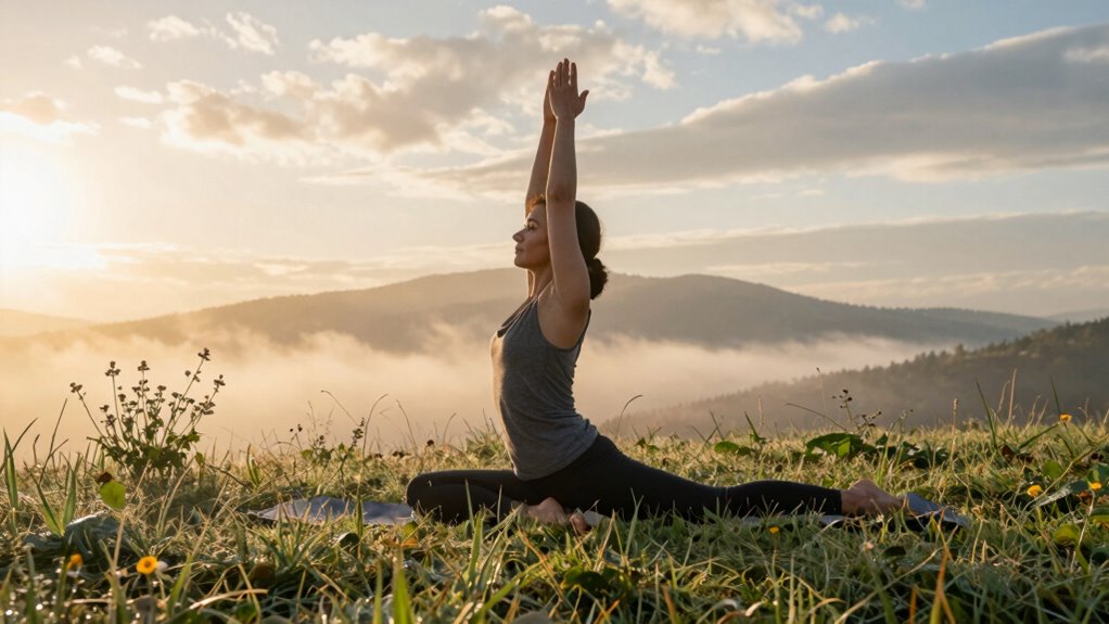 morning movement clears fog