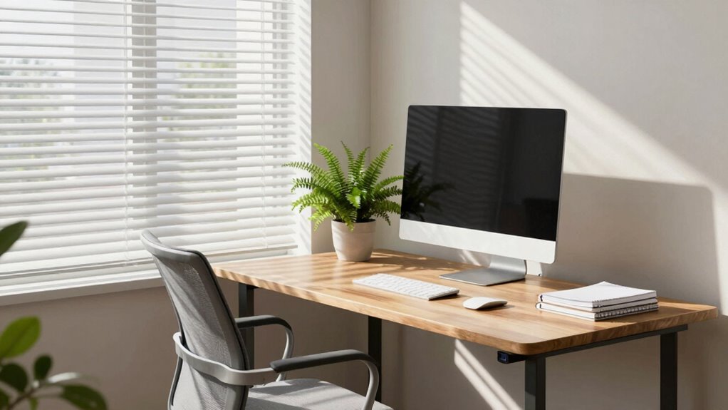 organized inviting ergonomic workspace