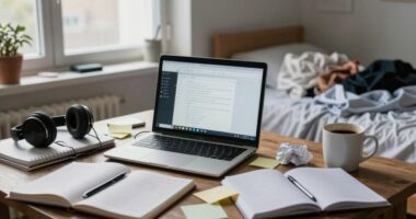 overworking and overthinking at home