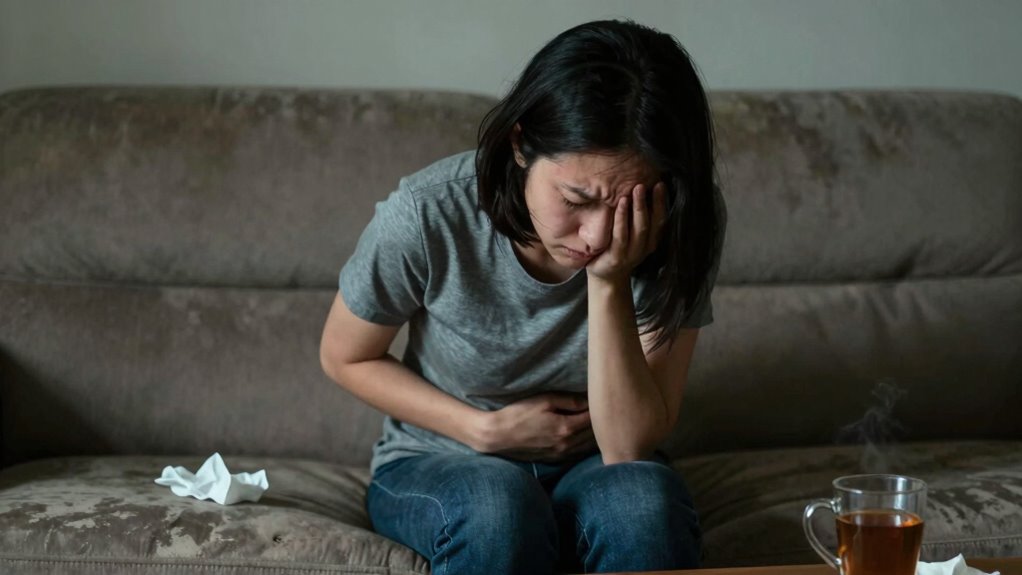 physical discomfort hampers emotional resilience