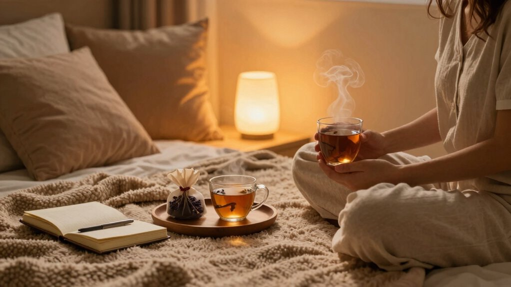 relax reflect sleep peacefully