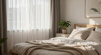 restful calming bedroom environment