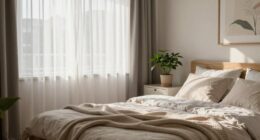restful calming bedroom environment