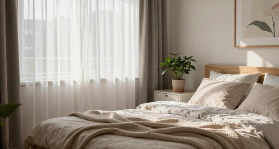 restful calming bedroom environment