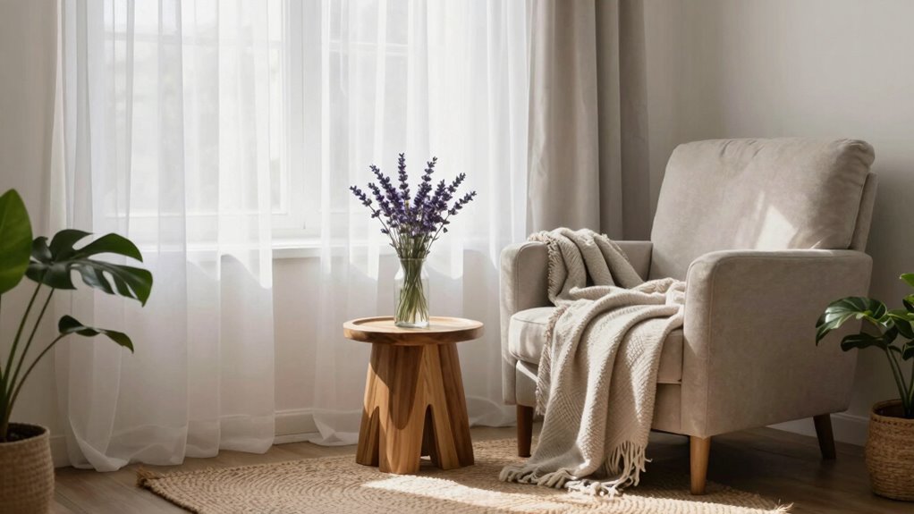 serene clutter free recovery space