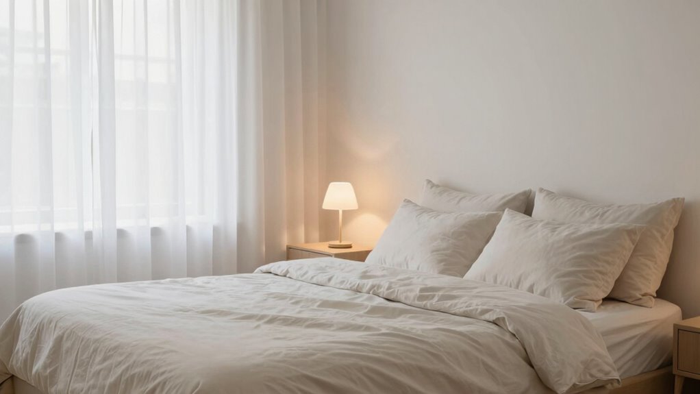 serene organized sleep sanctuary