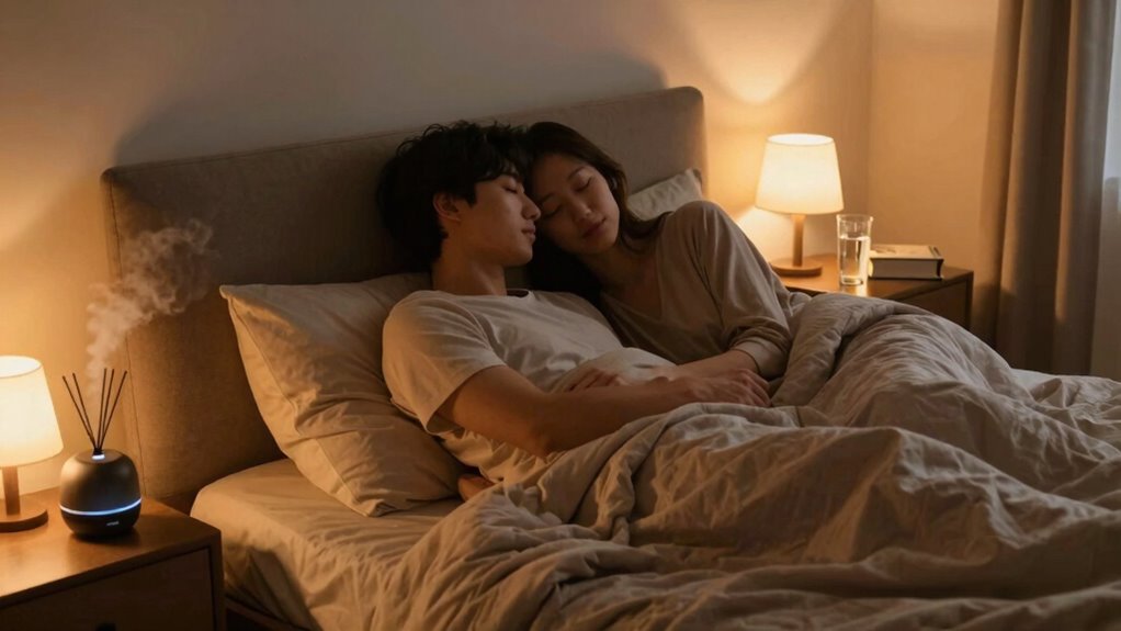 shared calming bedtime routines