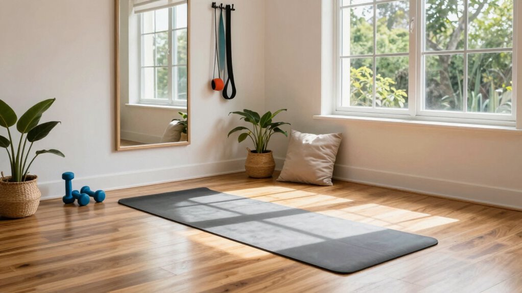 small space workout motivation