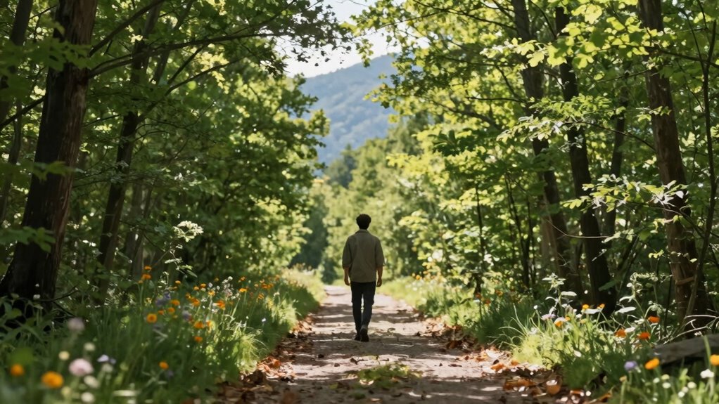 varied walks boost mental health