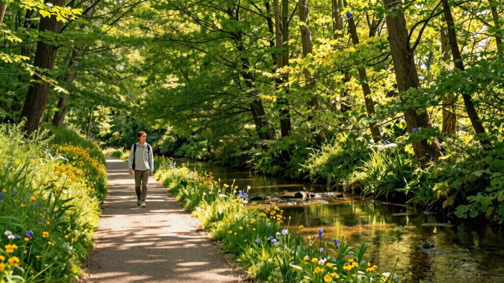 walking enhances posture mindfulness