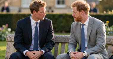 King Charles Prince Harry Meeting